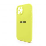 Чохол Full Silicone Case для Apple iPhone 12 Pro Max flash lime (41) закрита камера