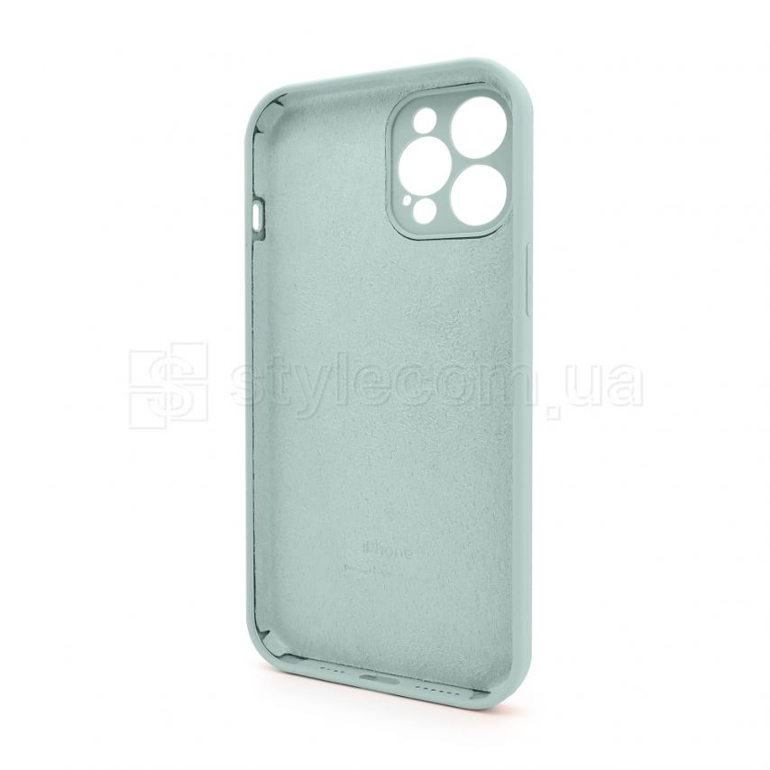 Чехол Full Silicone Case для Apple iPhone 12 Pro Max turqouise (17) закрытая камера