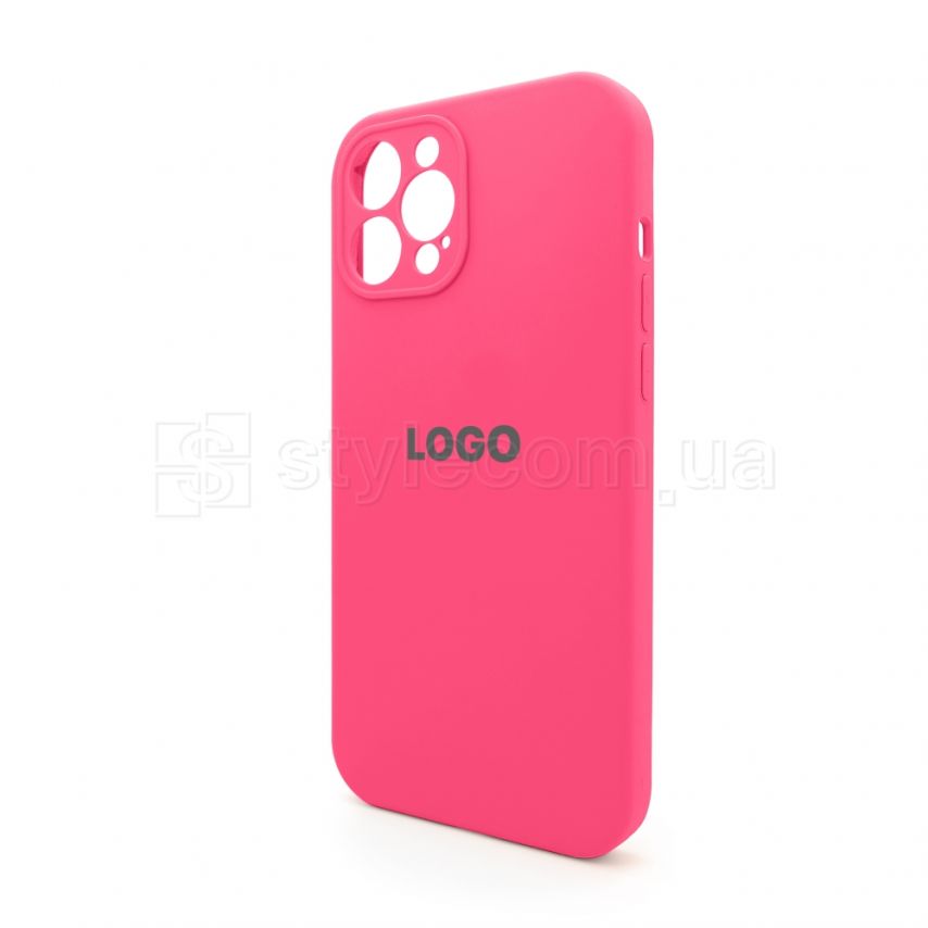 Чехол Full Silicone Case для Apple iPhone 12 Pro Max shiny pink (38) закрытая камера