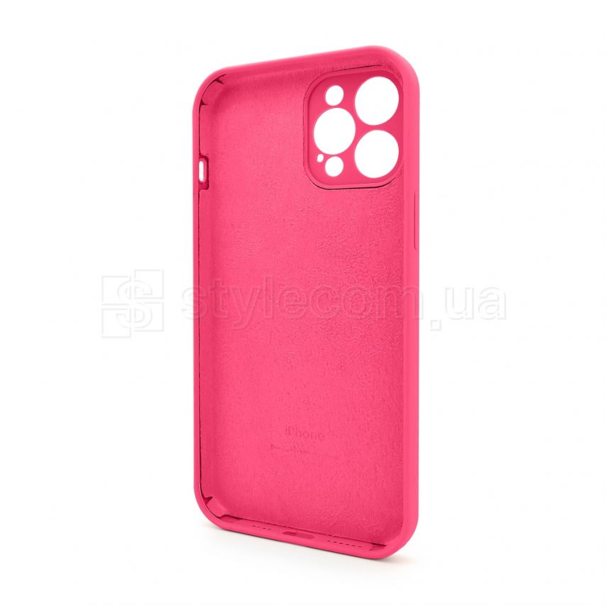 Чохол Full Silicone Case для Apple iPhone 12 Pro Max shiny pink (38) закрита камера