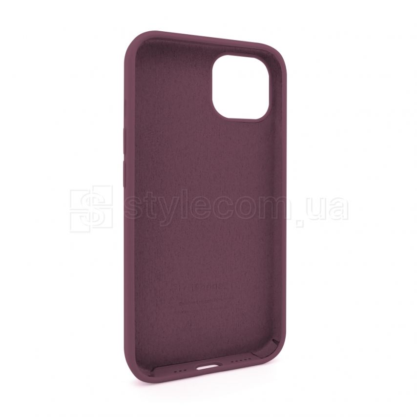 Чехол Full Silicone Case для Apple iPhone 13 maroon (42)