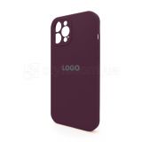 Чехол Full Silicone Case для Apple iPhone 12 Pro Max plum (57) закрытая камера