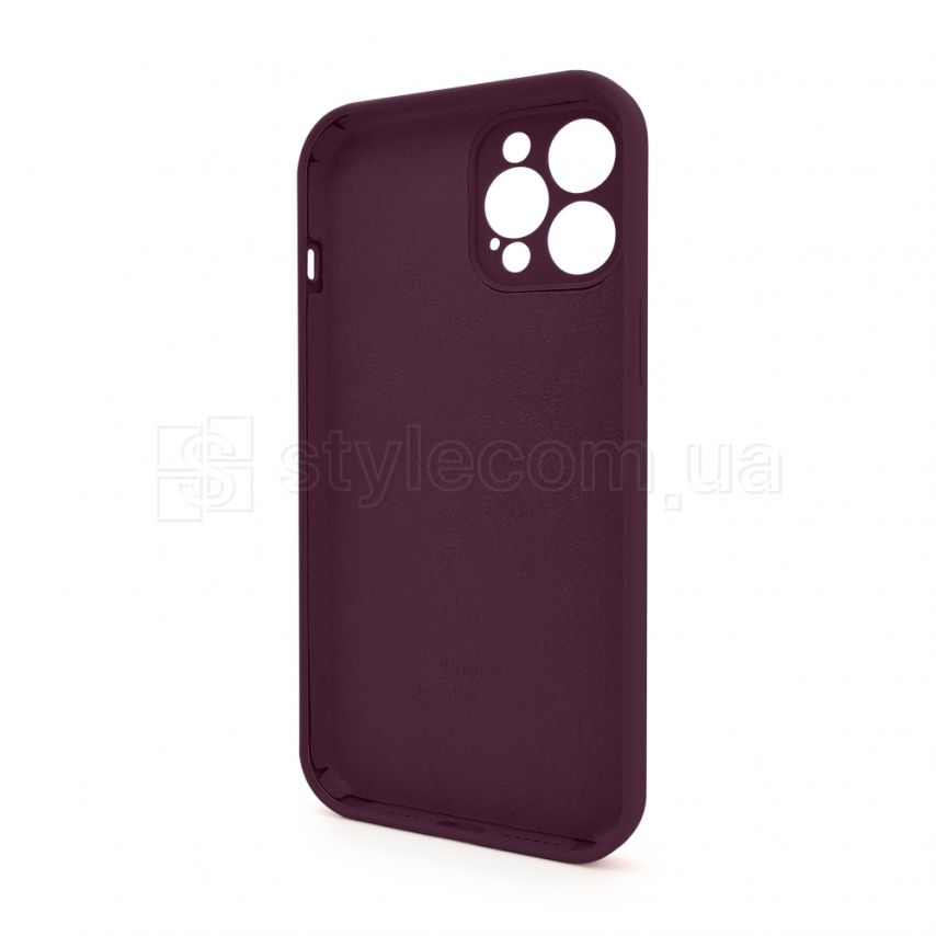 Чехол Full Silicone Case для Apple iPhone 12 Pro Max plum (57) закрытая камера