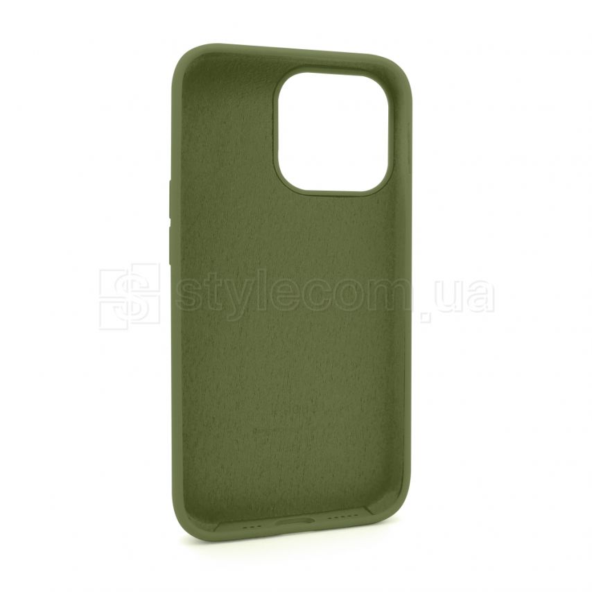 Чехол Full Silicone Case для Apple iPhone 13 Pro army green (45)