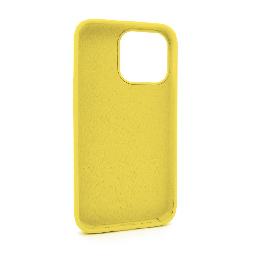 Чехол Full Silicone Case для Apple iPhone 13 Pro canary yellow (50)