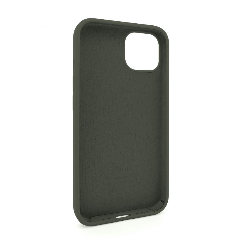 Чехол Full Silicone Case для Apple iPhone 13 Pro dark olive (35)