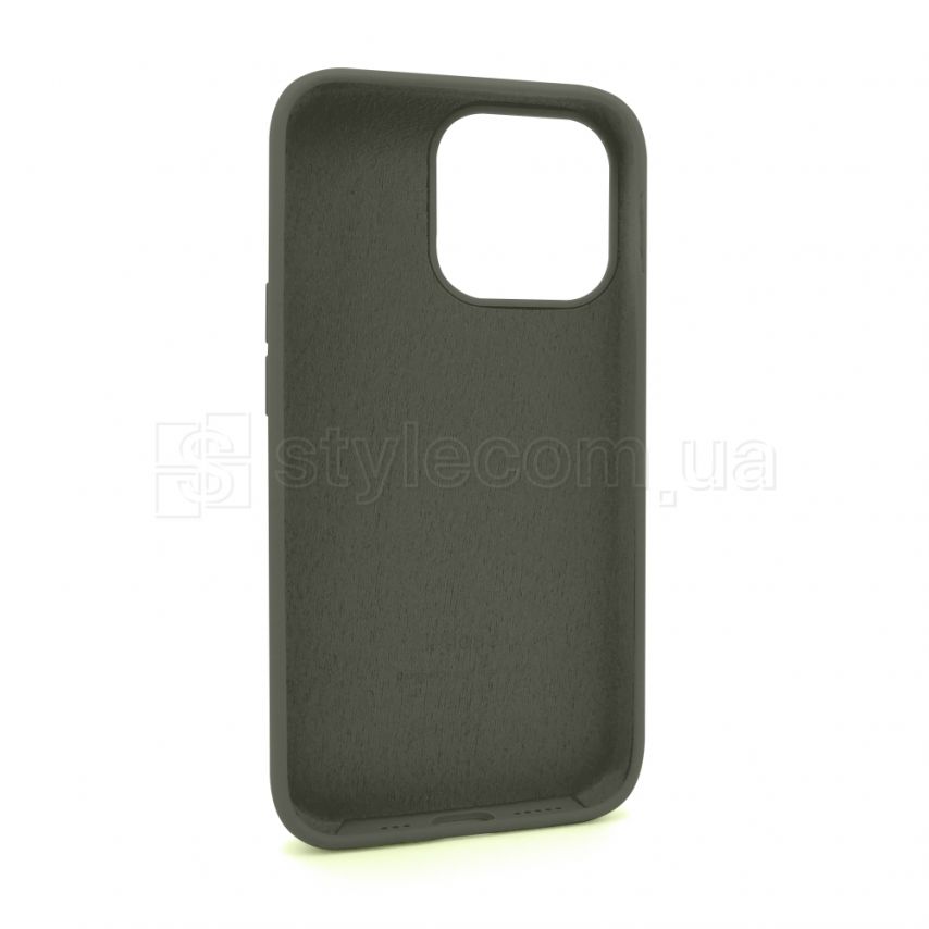 Чехол Full Silicone Case для Apple iPhone 13 Pro dark olive (35)