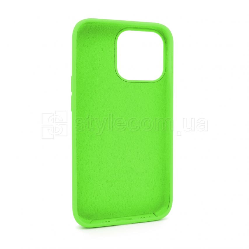 Чехол Full Silicone Case для Apple iPhone 13 Pro shiny green (40)