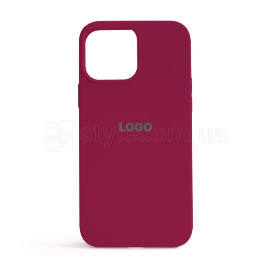 Чехол Full Silicone Case для Apple iPhone 13 Pro Max rose red (37)