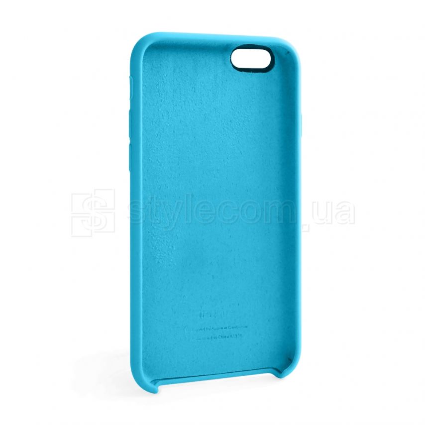 Чехол Original Silicone для Apple iPhone 6, 6s bright blue (16)