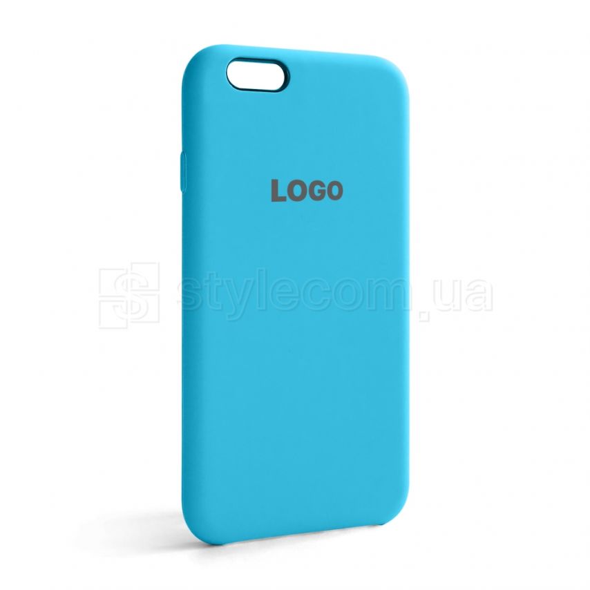 Чехол Original Silicone для Apple iPhone 6, 6s bright blue (16)