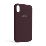 Чехол Full Silicone Case для Apple iPhone Xr plum (57)