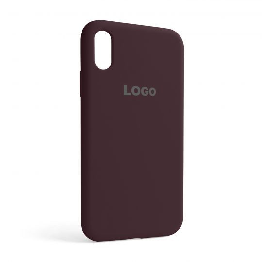 Чехол Full Silicone Case для Apple iPhone Xr plum (57)