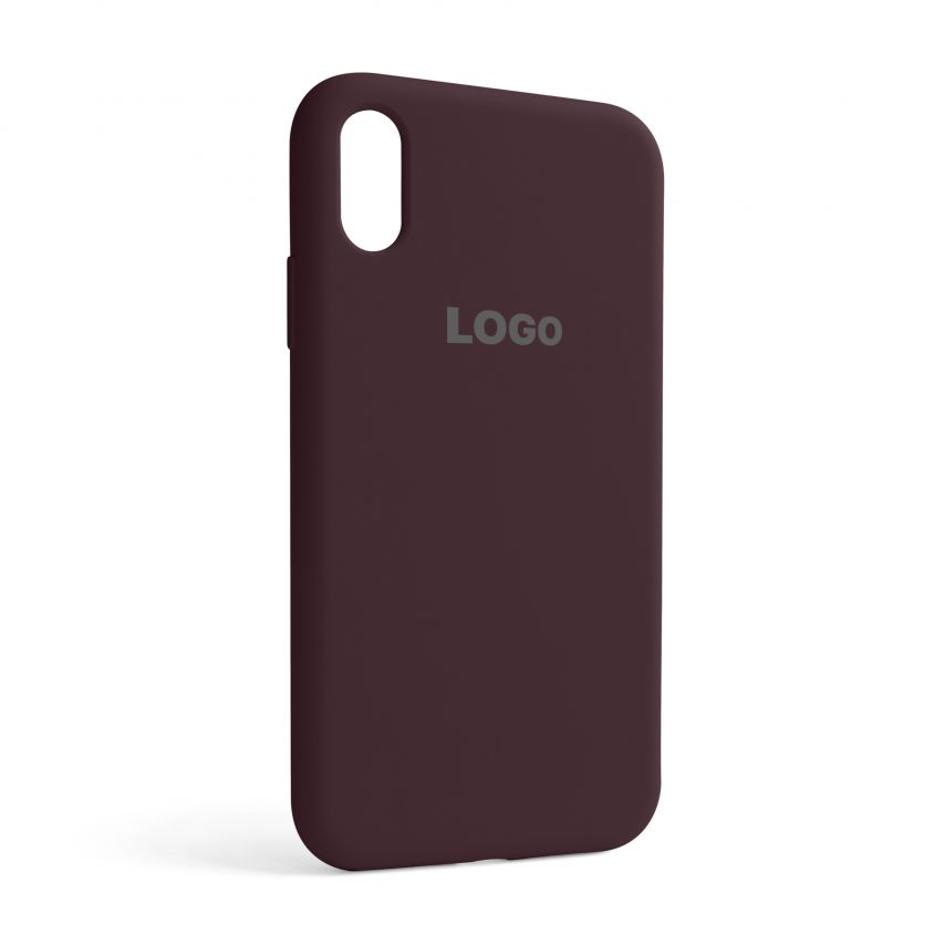 Чехол Full Silicone Case для Apple iPhone Xr plum (57)