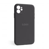Чохол Full Silicone Case для Apple iPhone 12 dark grey (15) закрита камера