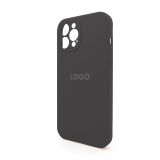 Чохол Full Silicone Case для Apple iPhone 12 Pro Max dark grey (15) закрита камера