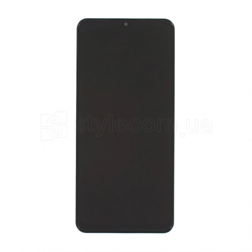 Дисплей (LCD) для Samsung Galaxy A12/A127 (2021) з тачскріном та рамкою black Service Original (PN:GH82-26486A)