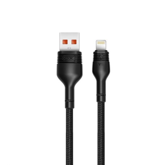 Кабель USB XO NB55 Lightning 5A black