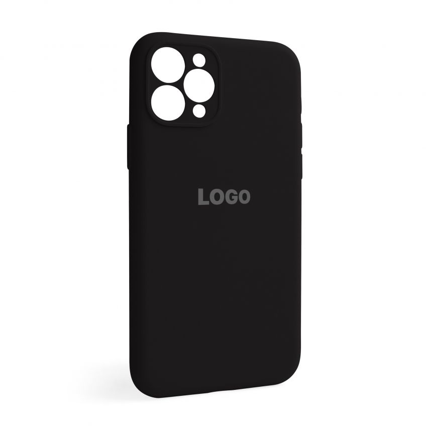 Чехол Full Silicone Case для Apple iPhone 11 Pro black (18) закрытая камера