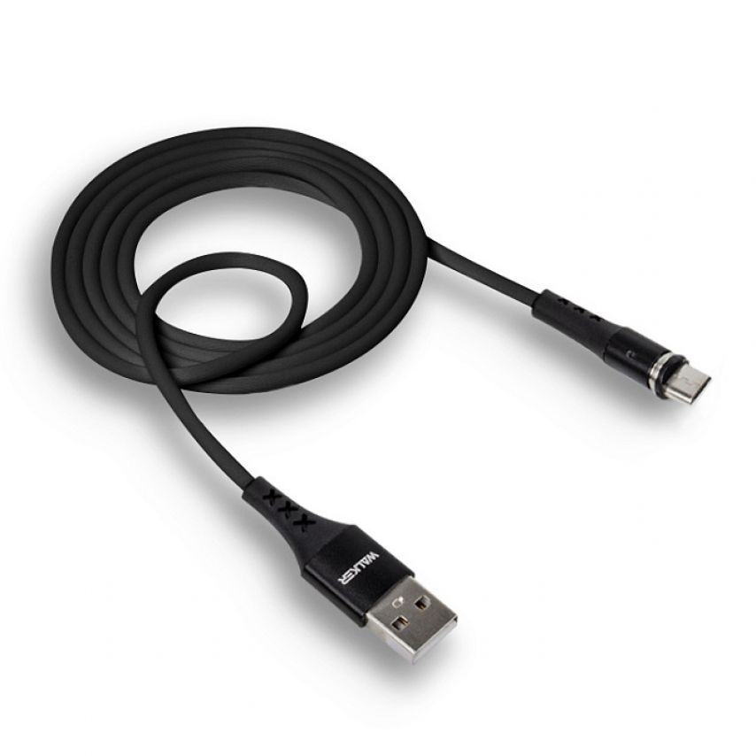 Кабель USB WALKER C775 Micro Magnetic black
