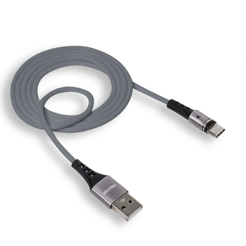 Кабель USB WALKER C775 Type-C Magnetic grey