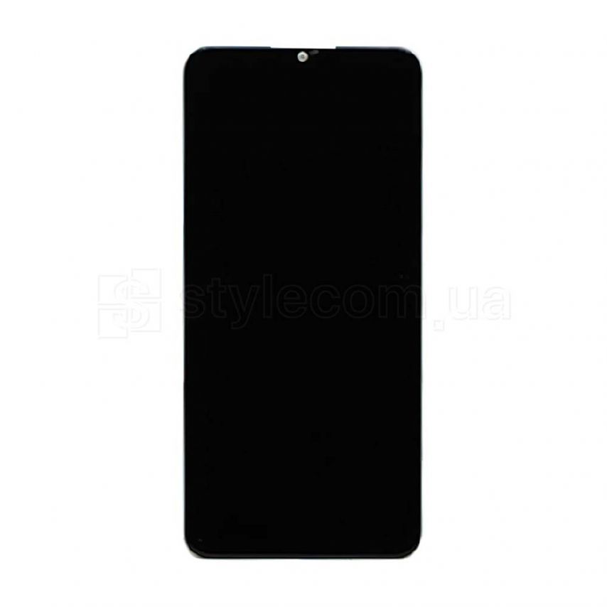 Дисплей (LCD) для Samsung A03s/A037 (2021) 160.5x72 с тачскрином и рамкой black Original Quality