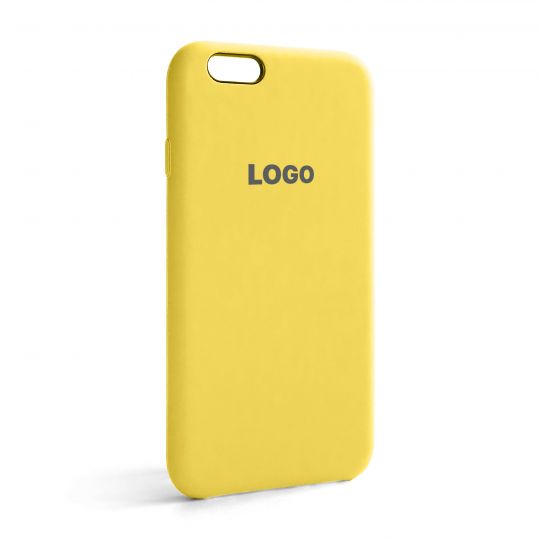 Чехол Original Silicone для Apple iPhone 6, 6s yellow (4) - купить за 177.20 грн в Киеве, Украине