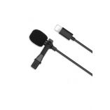Микрофон петличный XO MKF03 с разъёмом Lightning black - купить за 307.20 грн в Киеве, Украине