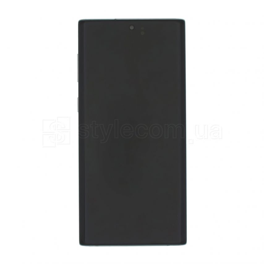 Дисплей (LCD) для Samsung Galaxy Note 10/N970 (2019) с тачскрином и рамкой silver Service Original (PN:GH82-20818C)