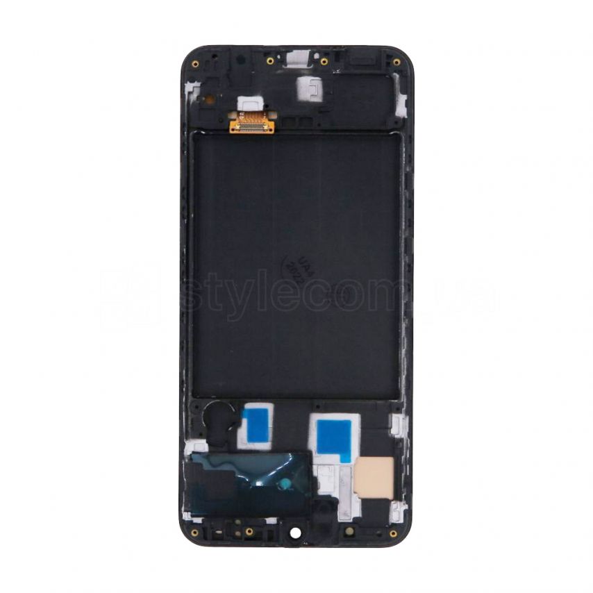 Дисплей (LCD) для Samsung Galaxy A30/A305 (2019) с тачскрином и рамкой black (Oled) Original Quality