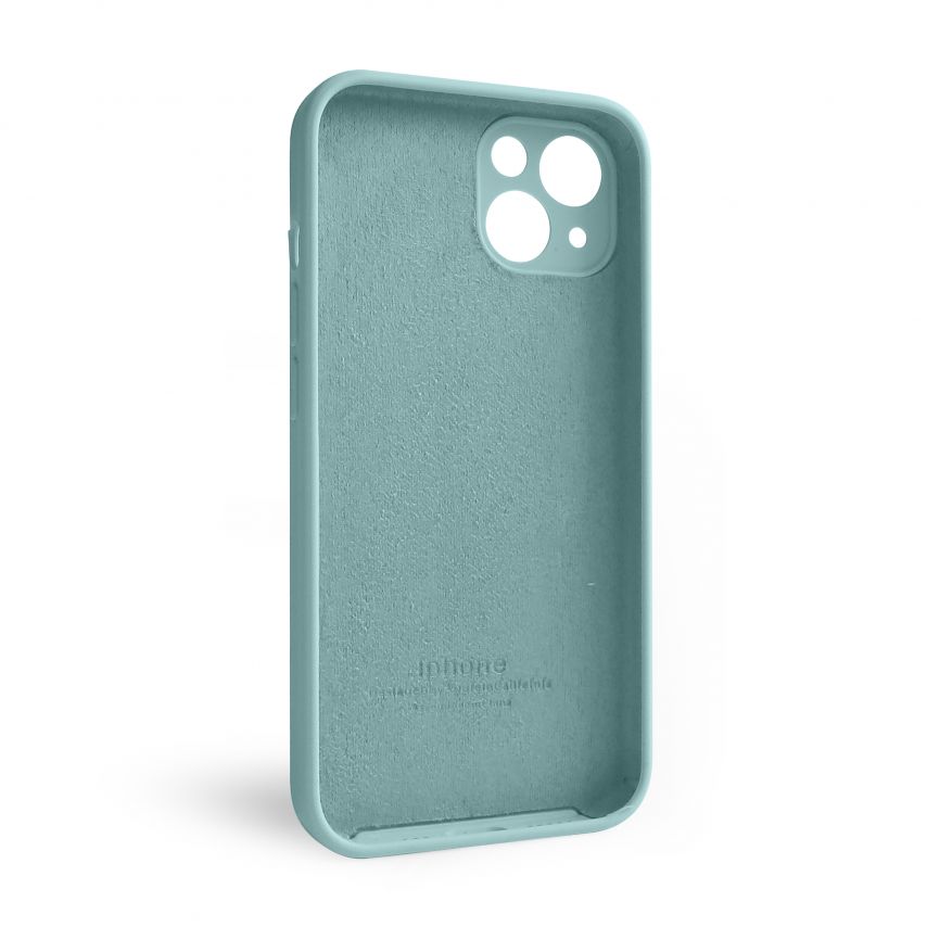 Чехол Full Silicone Case для Apple iPhone 13 sea blue (21) закрытая камера