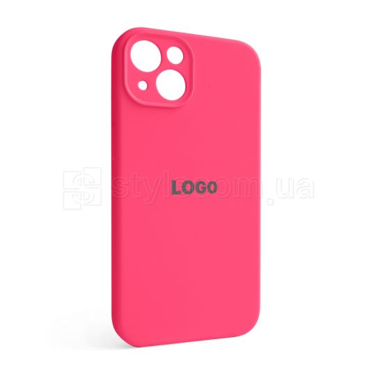 Чехол Full Silicone Case для Apple iPhone 13 shiny pink (38) закрытая камера