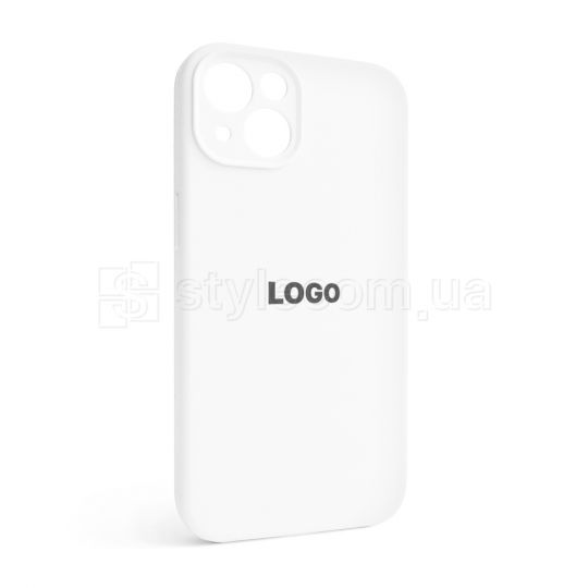 Чохол Full Silicone Case для Apple iPhone 13 white (09) закрита камера