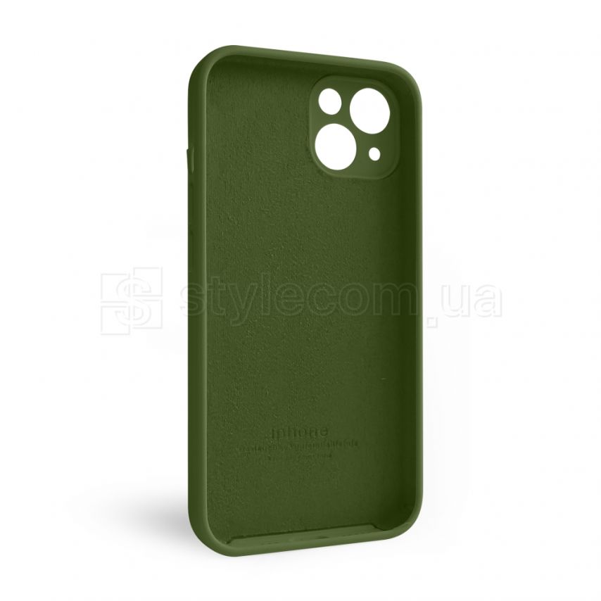 Чохол Full Silicone Case для Apple iPhone 13 army green (45) закрита камера