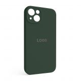 Чохол Full Silicone Case для Apple iPhone 13 atrovirens green (54) закрита камера