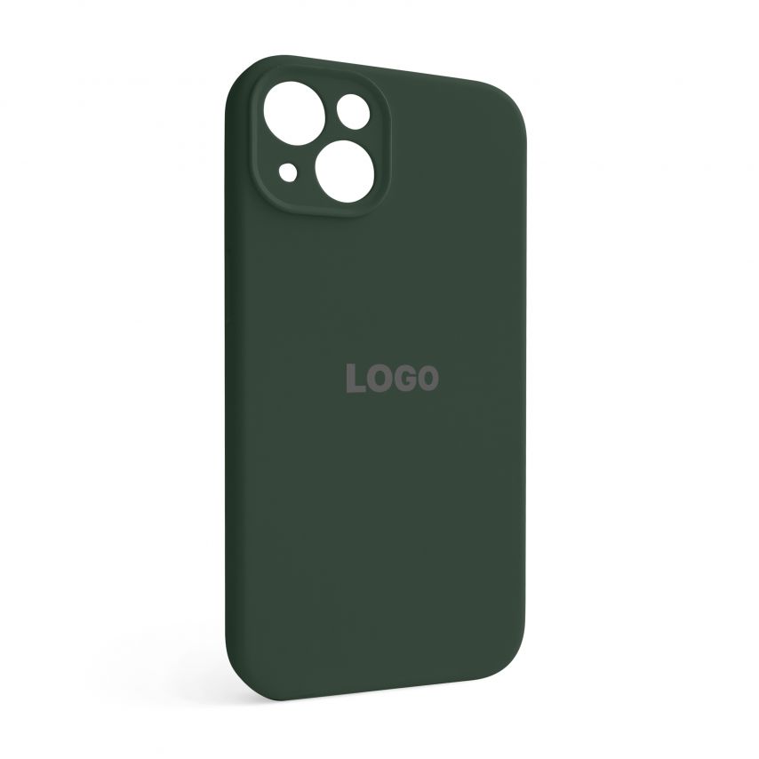Чохол Full Silicone Case для Apple iPhone 13 atrovirens green (54) закрита камера