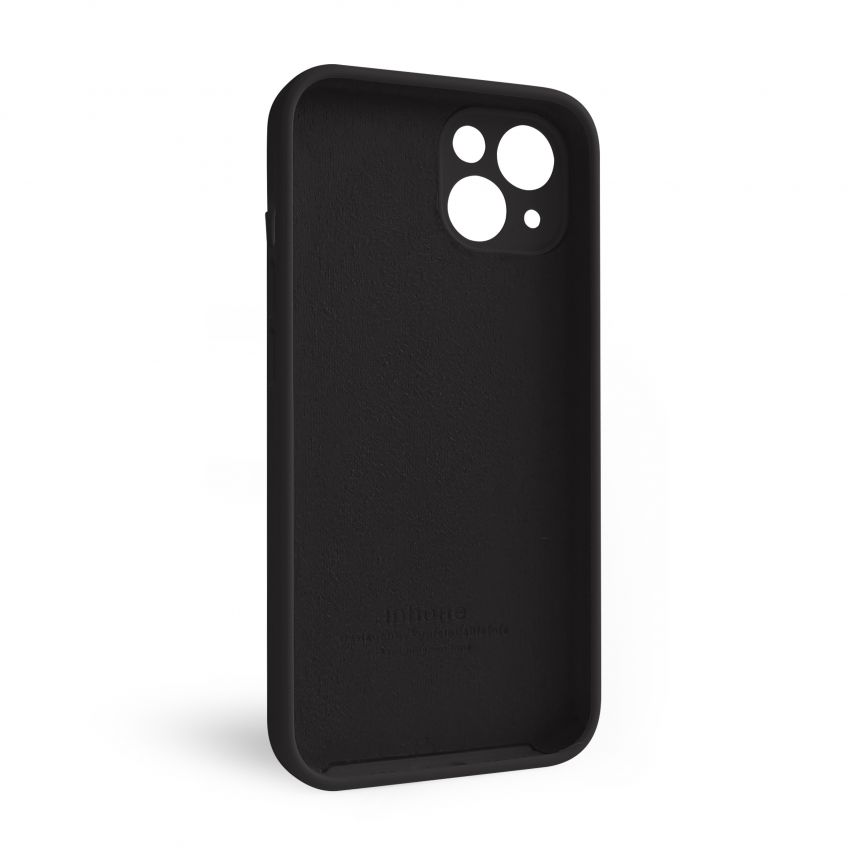 Чохол Full Silicone Case для Apple iPhone 13 black (18) закрита камера