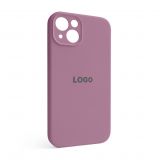 Чехол Full Silicone Case для Apple iPhone 13 blueberry (56) закрытая камера