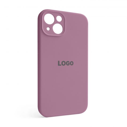 Чехол Full Silicone Case для Apple iPhone 13 blueberry (56) закрытая камера