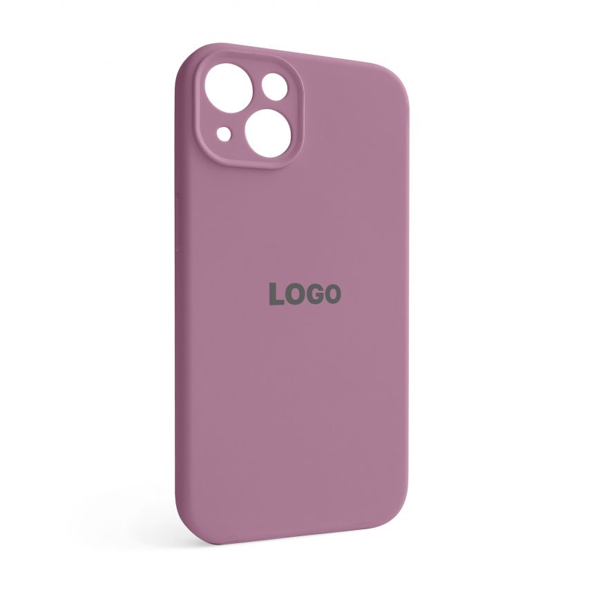 Чехол Full Silicone Case для Apple iPhone 13 blueberry (56) закрытая камера