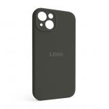 Чохол Full Silicone Case для Apple iPhone 13 dark olive (35) закрита камера