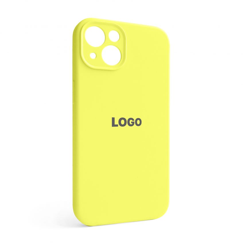 Чохол Full Silicone Case для Apple iPhone 13 flash lime (41) закрита камера