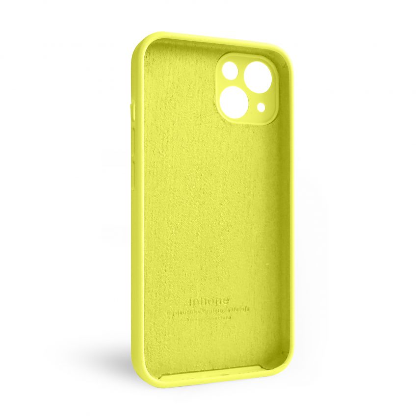 Чохол Full Silicone Case для Apple iPhone 13 flash lime (41) закрита камера