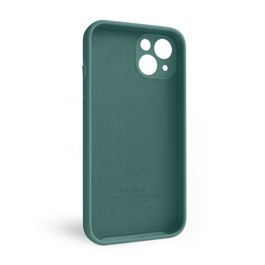 Чохол Full Silicone Case для Apple iPhone 13 pine green (55) закрита камера