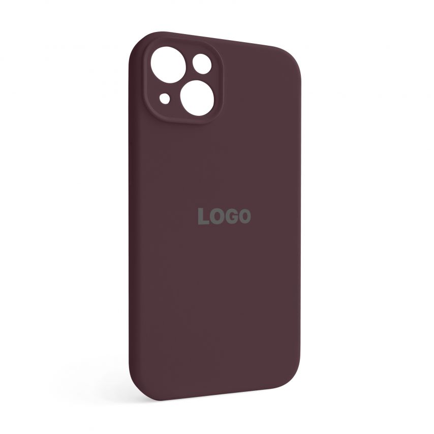 Чохол Full Silicone Case для Apple iPhone 13 plum (57) закрита камера