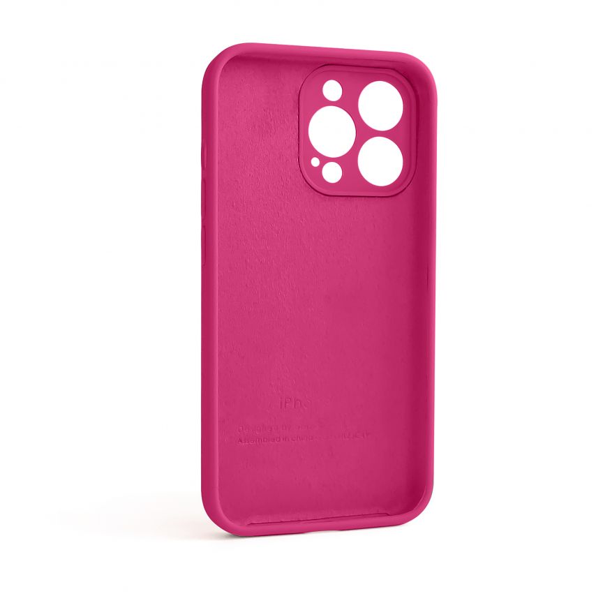 Чехол Full Silicone Case для Apple iPhone 13 Pro dragon fruit (48) закрытая камера