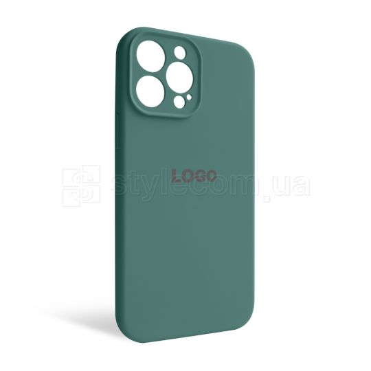 Чехол Full Silicone Case для Apple iPhone 13 Pro Max pine green (55) закрытая камера