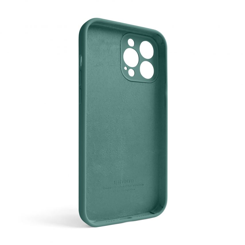 Чохол Full Silicone Case для Apple iPhone 13 Pro Max pine green (55) закрита камера