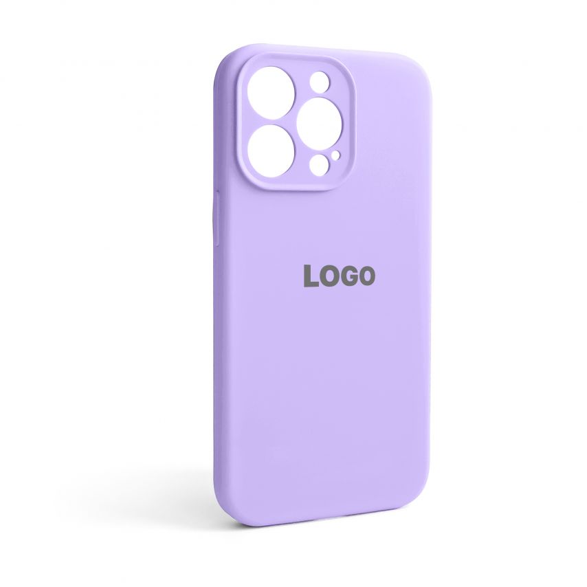 Чехол Full Silicone Case для Apple iPhone 13 Pro lilac (39) закрытая камера