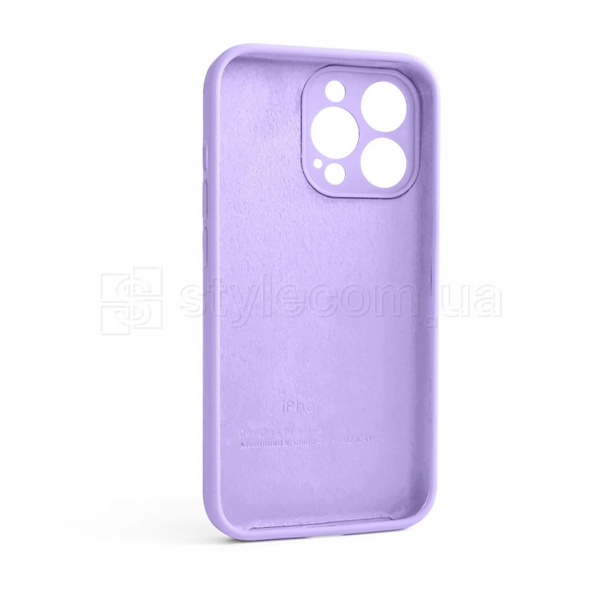 Чехол Full Silicone Case для Apple iPhone 13 Pro lilac (39) закрытая камера